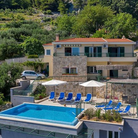 Villa Makar,Heated Pool,Gym,Grill,Seaview Makarska Zewnętrze zdjęcie