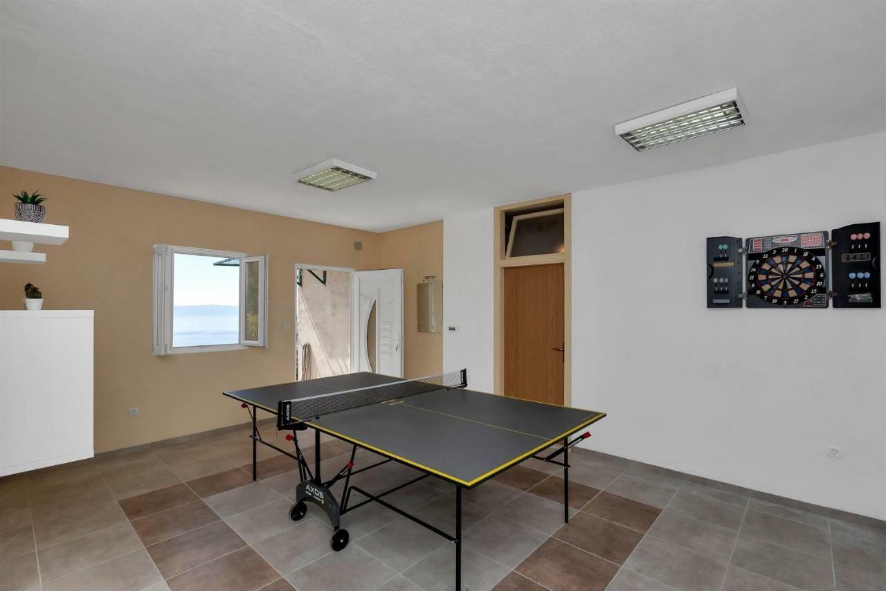 Villa Makar,Heated Pool,Gym,Grill,Seaview Makarska Zewnętrze zdjęcie