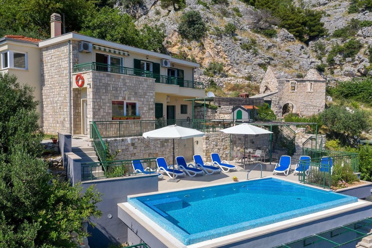 Villa Makar,Heated Pool,Gym,Grill,Seaview Makarska Zewnętrze zdjęcie