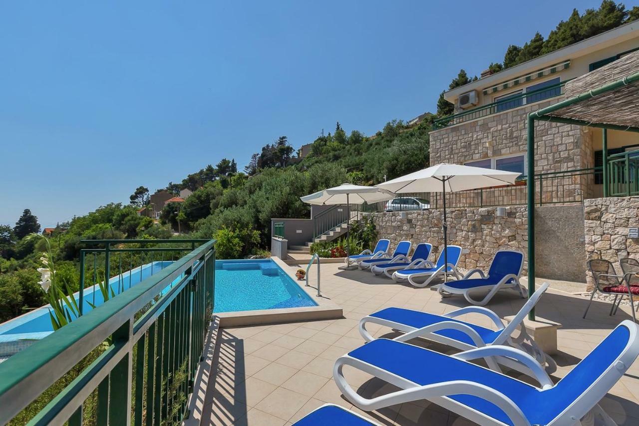 Villa Makar,Heated Pool,Gym,Grill,Seaview Makarska Zewnętrze zdjęcie