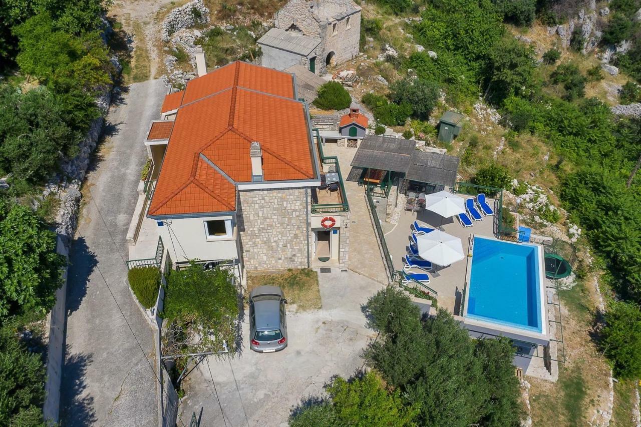 Villa Makar,Heated Pool,Gym,Grill,Seaview Makarska Zewnętrze zdjęcie