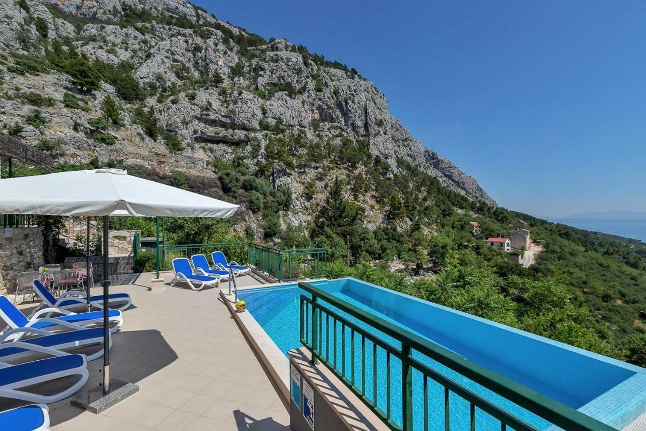 Villa Makar,Heated Pool,Gym,Grill,Seaview Makarska Zewnętrze zdjęcie